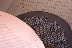 Micro-electromechanical systems on wafers. Micro-electromechanical systems on wafers.