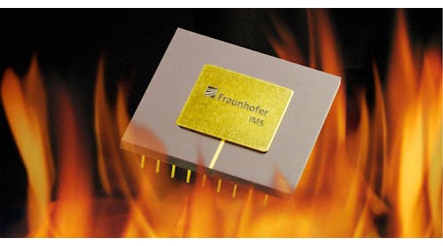 Combining different materials and altering electrode design allows the capacitors to survive temperatures as high as 300 &deg;C. (Courtesy of Fraunhofer IMS)