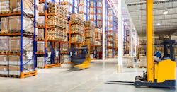 Modern warehouse interior