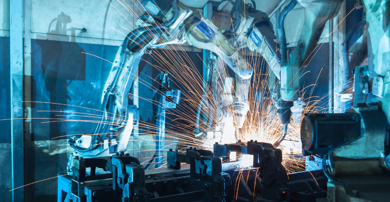 Team welding robots