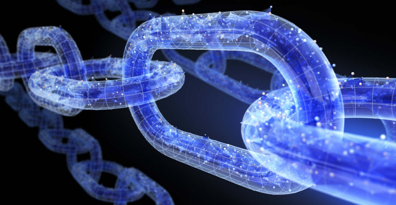 Blockchain technology concept