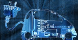 Electric car concept Electric car concept