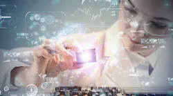Electronic technology concept.