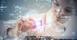 Electronic technology concept. Electronic technology concept.