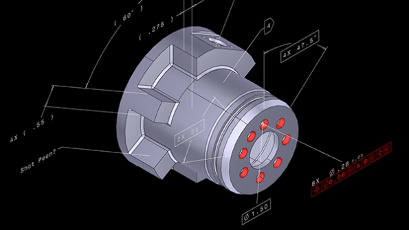 In a new project NIST and its partners will demonstrate and evaluate software tools for making parts directly from threedimensional designs embedded with product and manufacturing information Part shown is a simplified design of a bearing seal