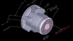 In a new project NIST and its partners will demonstrate and evaluate software tools for making parts directly from threedimensional designs embedded with product and manufacturing information Part shown is a simplified design of a bearing seal In a new project NIST and its partners will demonstrate and evaluate software tools for making parts directly from threedimensional designs embedded with product and manufacturing information Part shown is a simplified design of a bearing seal