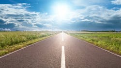 asphalt road asphalt road