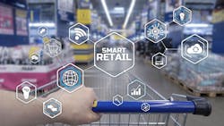 Artist's rendition of the smart retail experience Artist's rendition of the smart retail experience