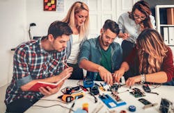 Outside view of a customized kit from Newark that was created specifically for university students. Outside view of a customized kit from Newark that was created specifically for university students.